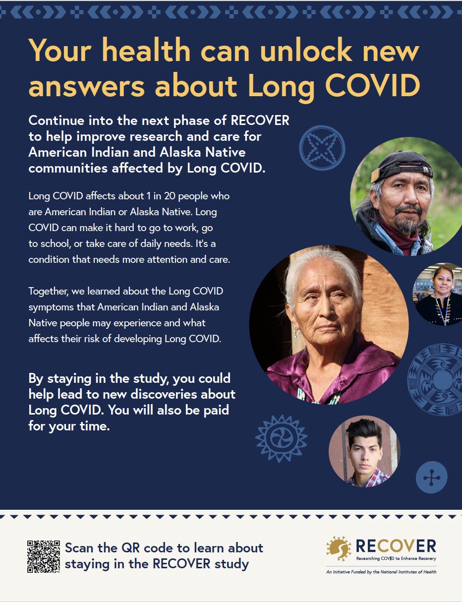 Second Phase Adult and Pregnant Women Recruitment Flyer (2 pages) for American Indian and Alaska Native (AI/AN) Communities
